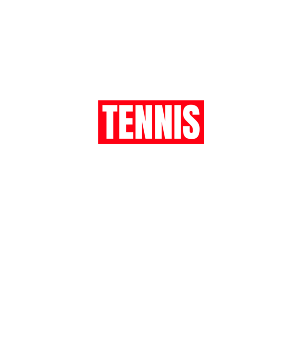TENNIS HERO model negru pe tricou
