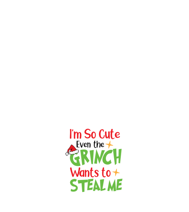 So cute Grinch model alb pe tricou