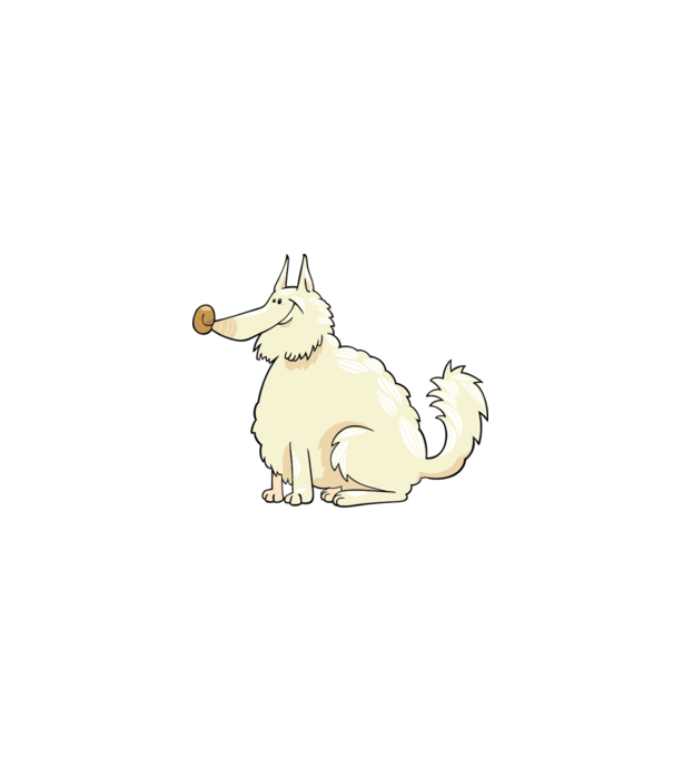 Dog silhouette model turcoaz pe tricou