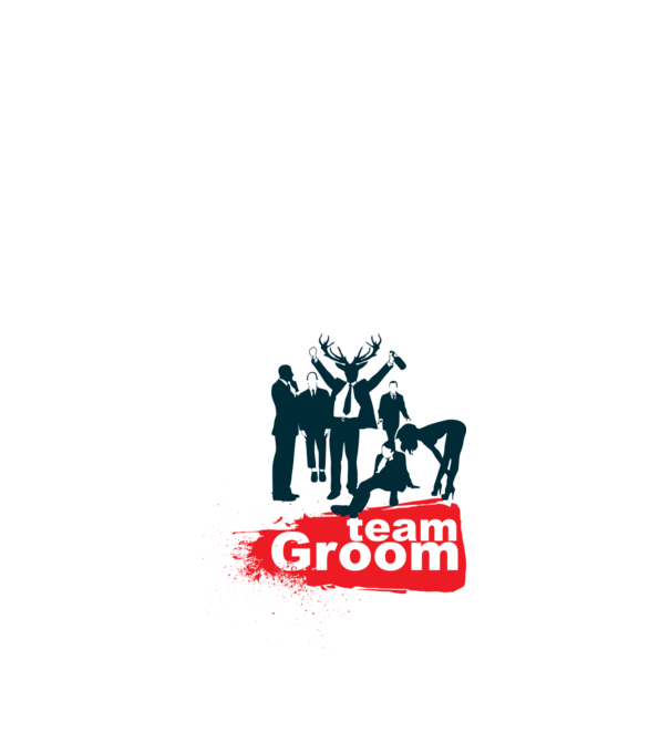 Reservoir Groom Team model alb pe tricou