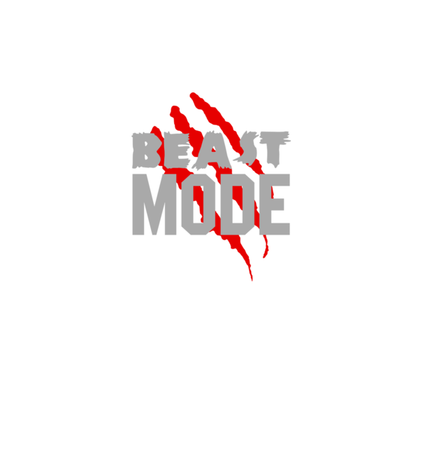 Beast mode model roz neon pe tricou
