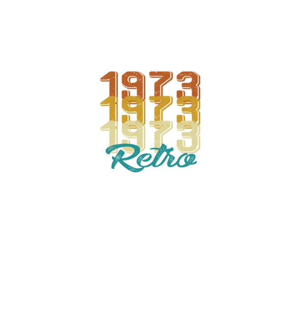 1973 retro model alb pe tricou