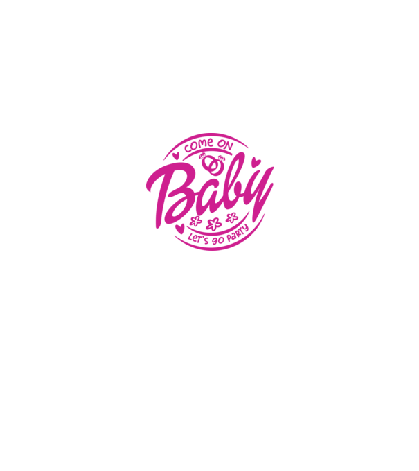 Bride Barbies Baby lets go party model alb pe tricou