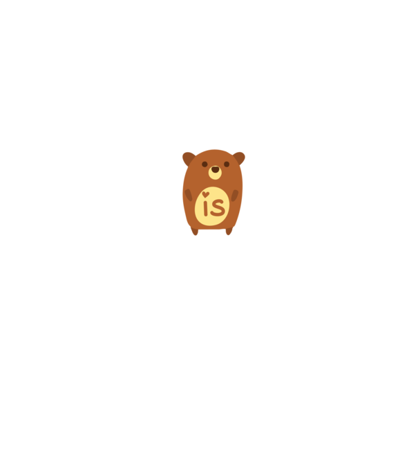 Your smell is un-bear-able.. model negru pe tricou