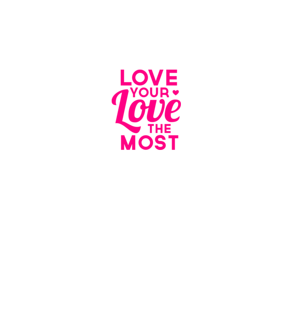 love most model alb pe tricou