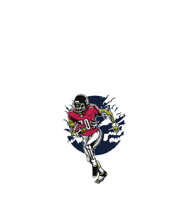 Zombie Player model alb pe tricou