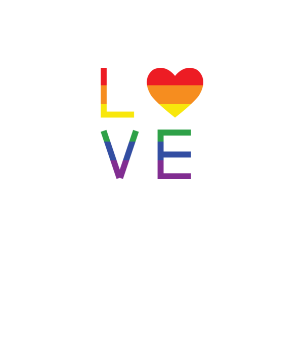 love lgbtq model nisipiu pe tricou