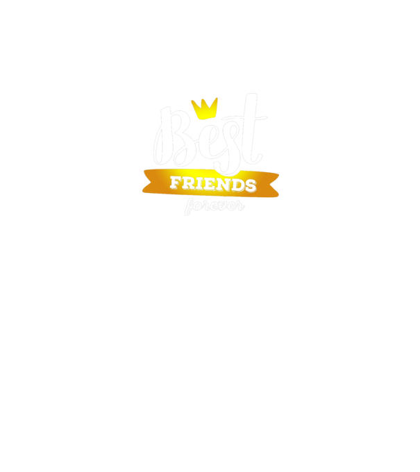 Best friends forever model mov pe tricou