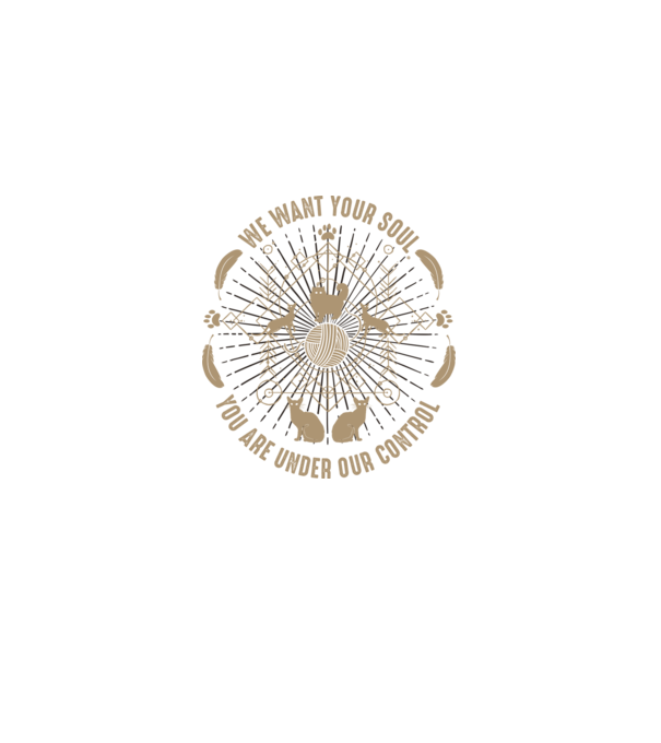 We want your soul model negru pe tricou