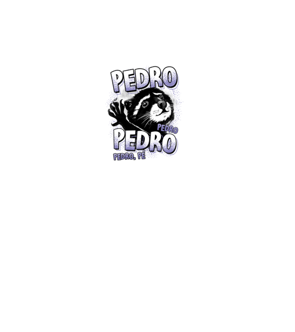 PEDRO PEDRO PEDRO model negru pe tricou