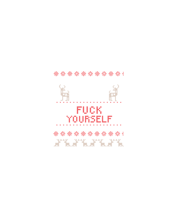Merry go fuck yourself model negru pe tricou
