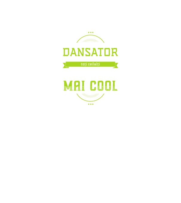 sunt dansator, la fel ca toți ceilalți, dar mult mai cool model gri închis pe tricou