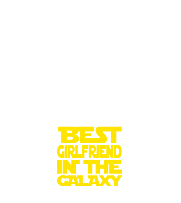best girlfriend in the galaxy model albastru închis pe tricou