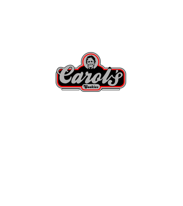 Carols cookies model negru pe tricou