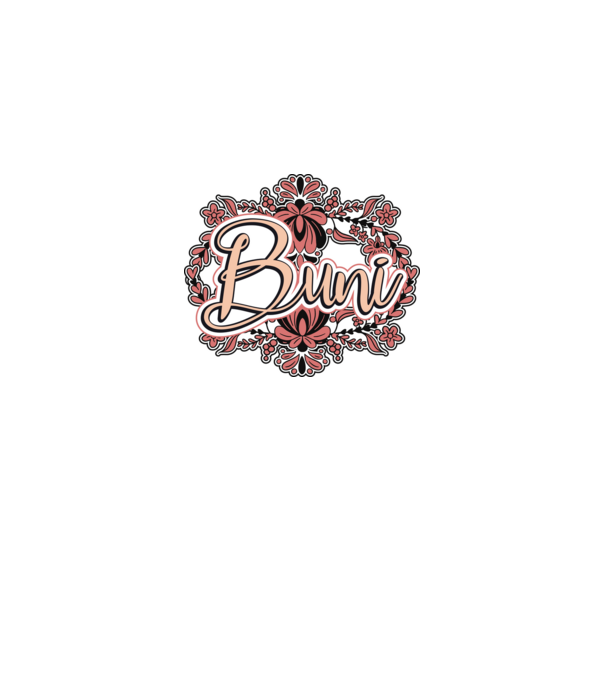Buni model alb pe tricou