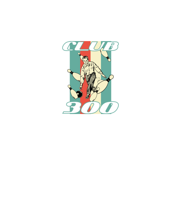 club300 model negru pe tricou