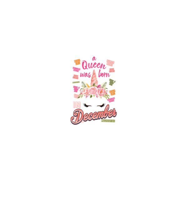 A queen was born in DECEMBER model alb pe tricou