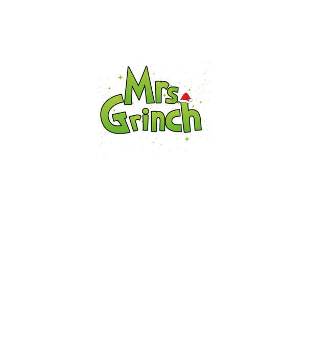 Grinch Family Mrs Grinch model negru pe tricou