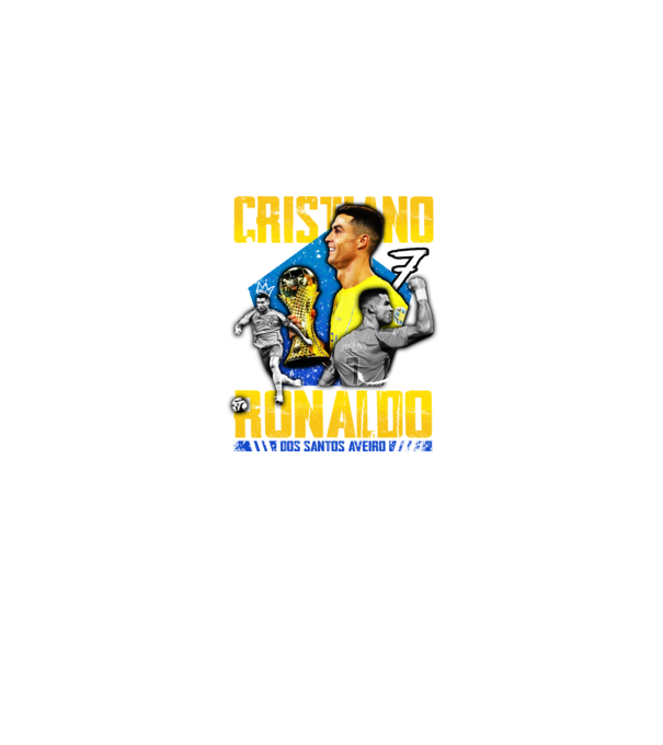 Ronaldo tribute model negru pe tricou