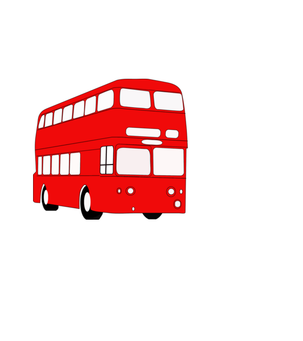 Autobuze model albastru deschis pe tricou