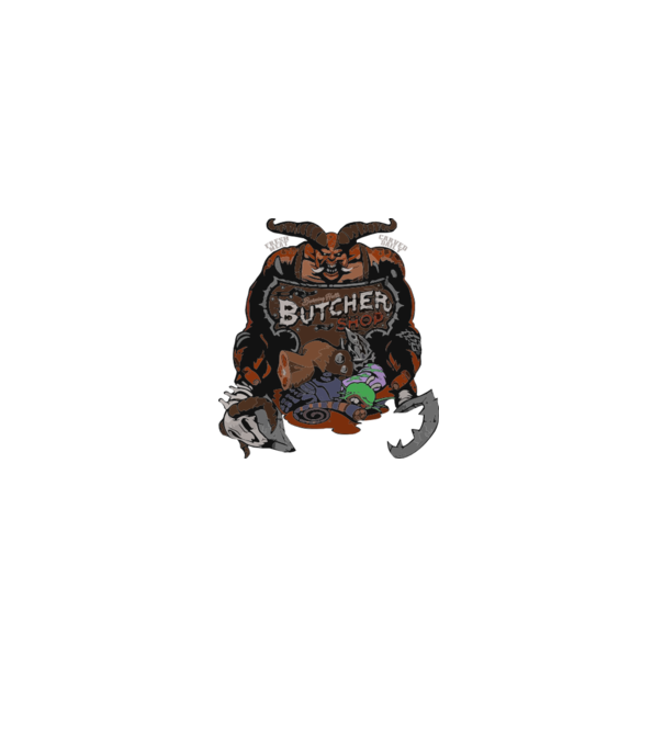 Heroes of the Storm - Butcher (snapsleek) model negru pe tricou