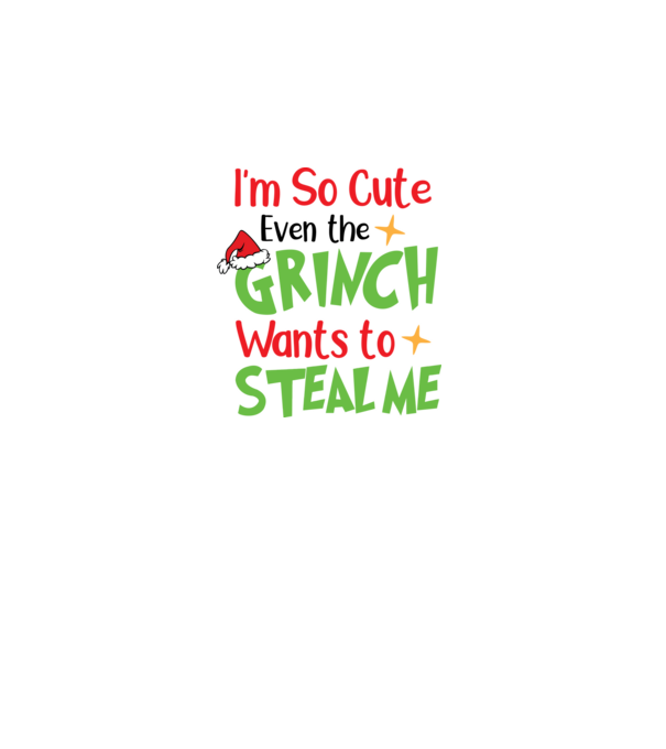 So cute Grinch model negru pe tricou