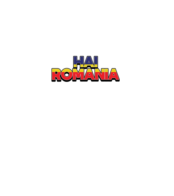 Subtitlu Hai Romania model alb pe tricou