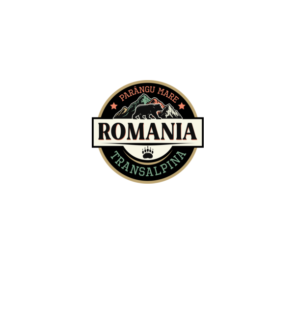 România transalpina model negru pe tricou