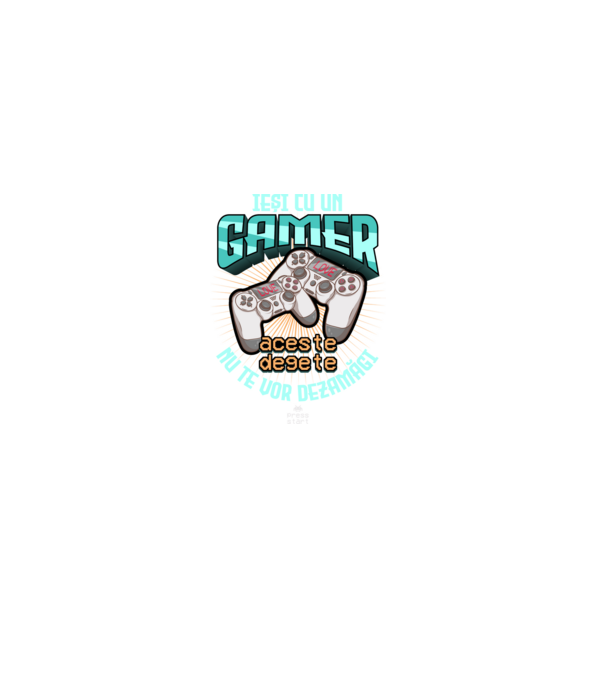 Ieși cu un gamer - aceste degete nu te vor dezamăgi model negru pe tricou