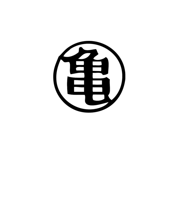 Dragon Ball Z logo model negru pe tricou