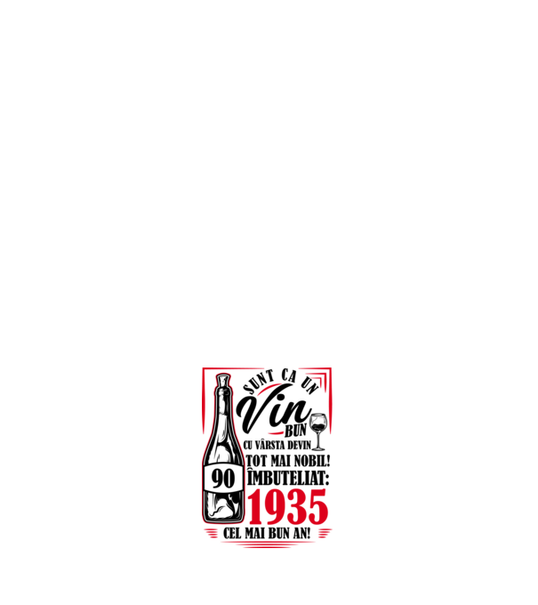 Un Vin Bun 1935 - Alb model roz deschis pe tricou