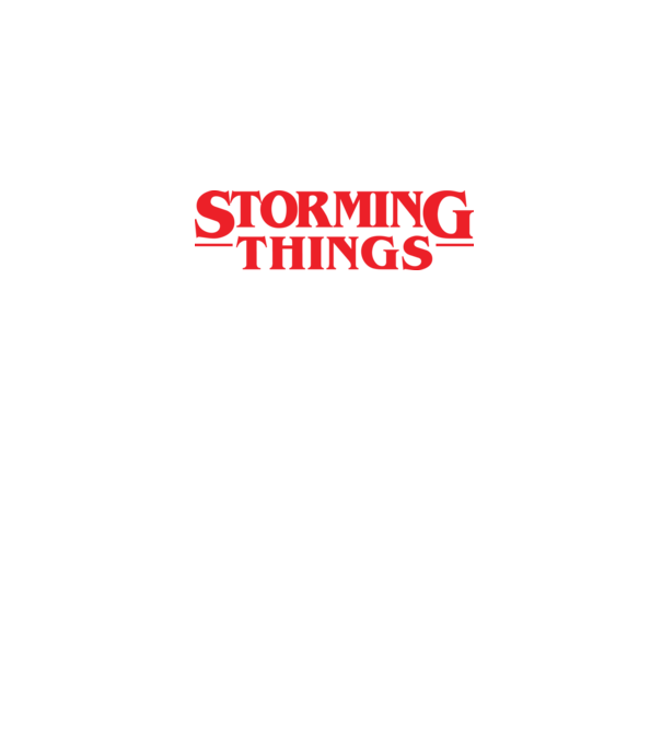 storming things - area 51 model negru pe tricou