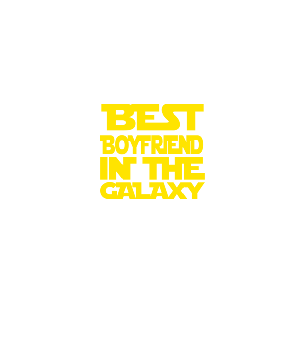 best boyfriend in the galaxy model negru pe tricou