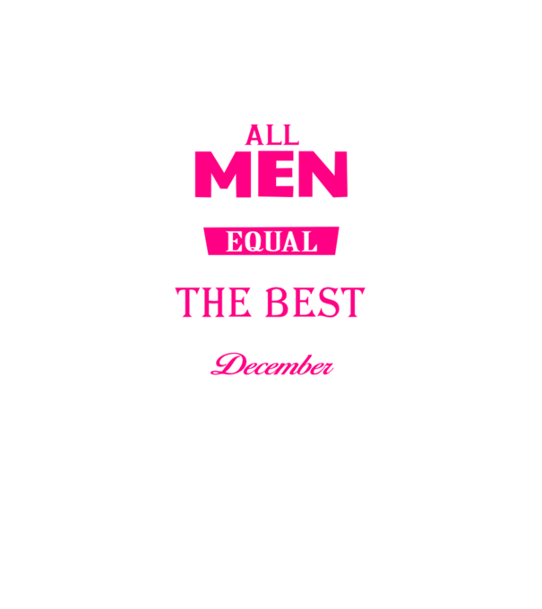All men created equal but only the beat are born in december model negru pe tricou