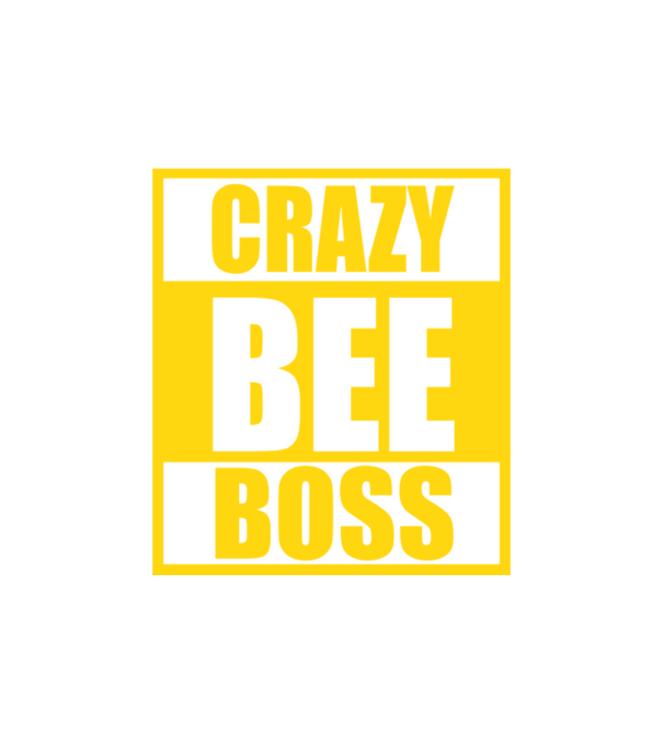 Crazy bee boss model nisipiu pe tricou