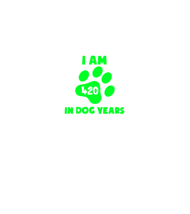 Dog Year - 420 model albastru închis pe tricou