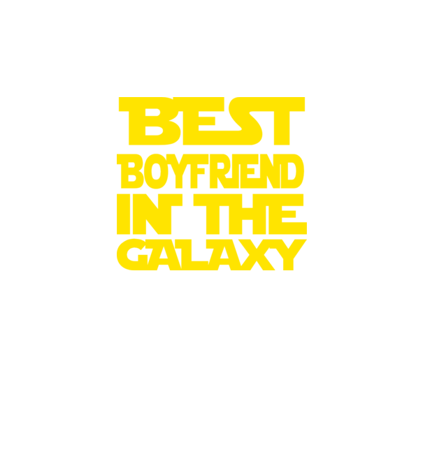 best boyfriend in the galaxy model negru pe tricou