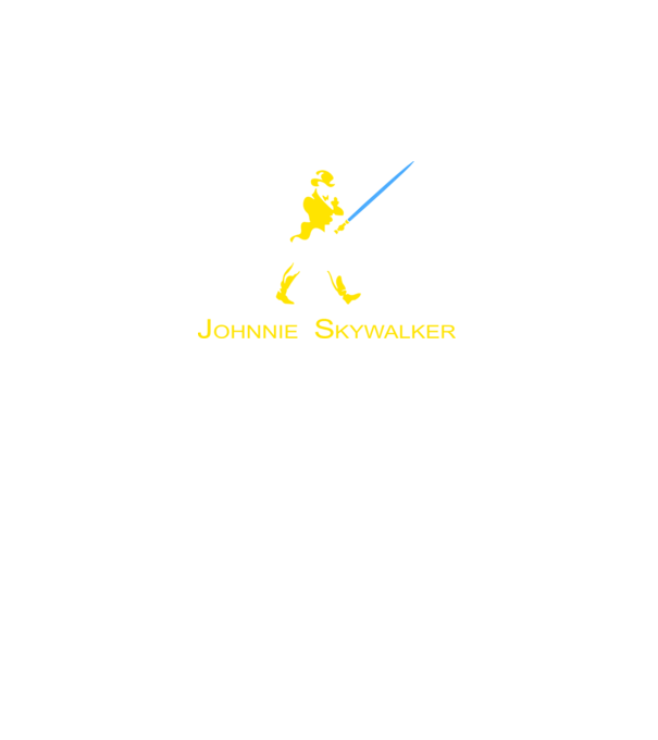 Johnnie Skywalker model negru pe tricou