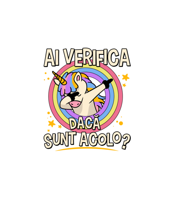 Ai verifica dacă sunt acolo? model alb pe tricou