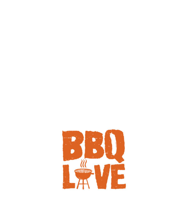 BBQ LOVE model negru pe tricou