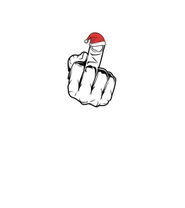 f u christmas model alb pe tricou