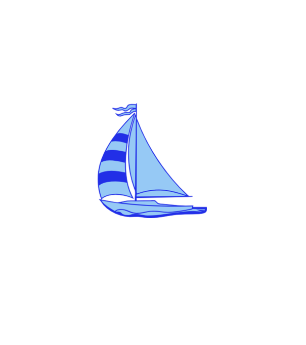 Vapor model albastru deschis pe tricou