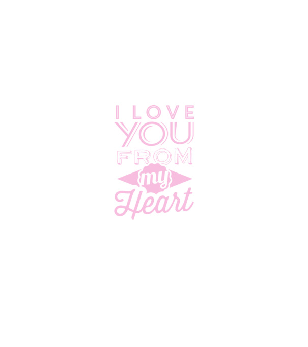 love you from model albastru închis pe tricou