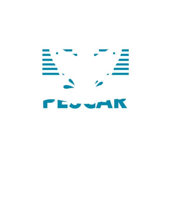 Pescar original model negru pe tricou