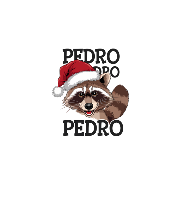 Pedro pedro xmas model alb pe tricou