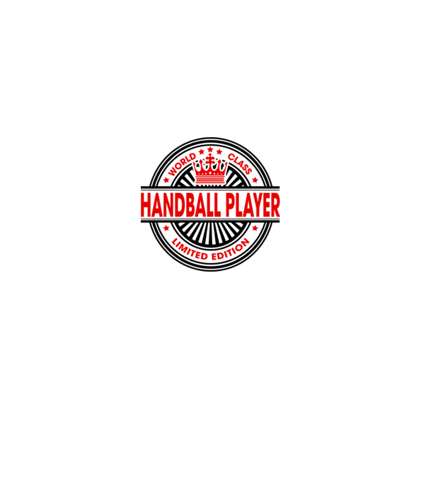World class HANDBALIST model alb pe tricou