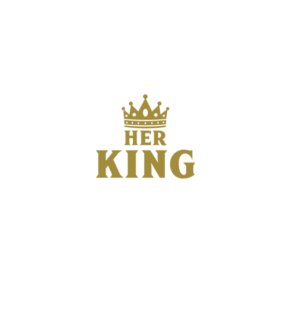 Her King model negru pe tricou