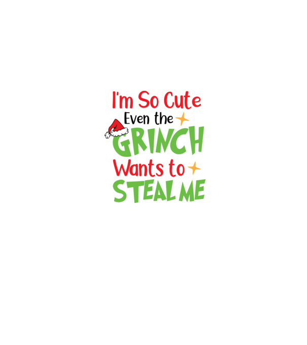 So cute Grinch model albastru jeanși pe tricou