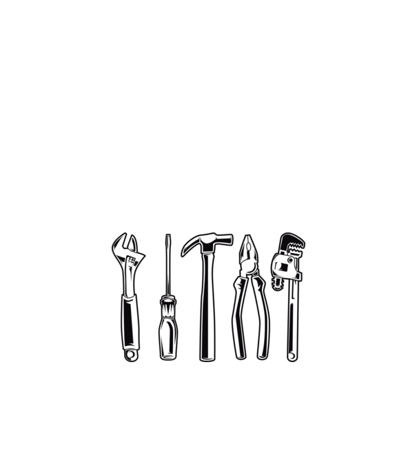 Tools model negru pe tricou
