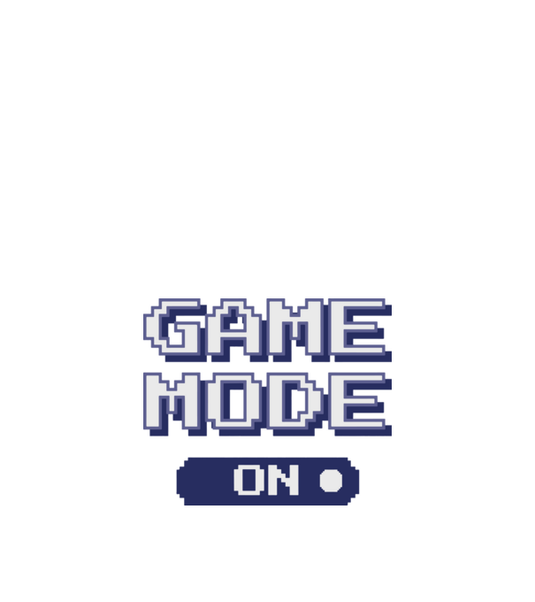 Gamer - Game mode on model negru pe tricou